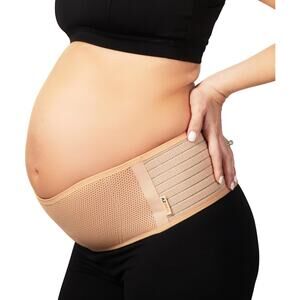 Bundle of 2 AZMED Maternity Belly Band for Pregnant Women - Pregnancy Belly Band